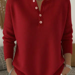 Rachel henley button jumper