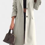 Charlotte tailored mid-length coat