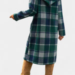 Sophie hooded check jacket