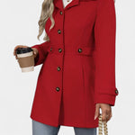 Rebecca tailored belted coat