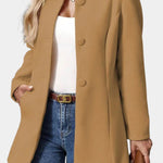 Sylvia tailored high-collar coat