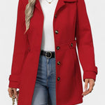 Rebecca tailored belted coat