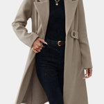 Victoria timeless belted overcoat