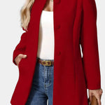 Sylvia tailored high-collar coat