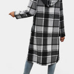 Sophie hooded check jacket