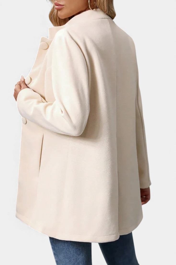 Sylvia tailored high-collar coat