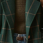 Beatrice tailored checked coat