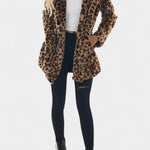 Juliet plush longline hooded coat