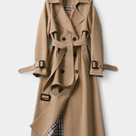 Madeleine double-breasted belted trench coat