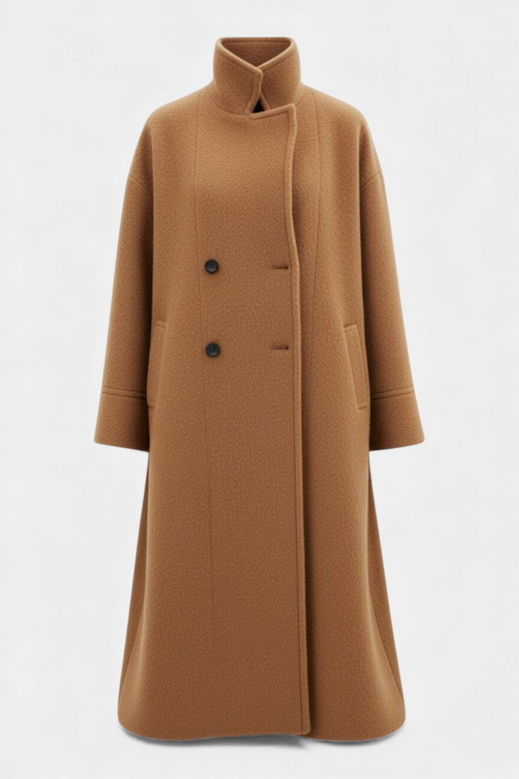 Georgina oversized double-breasted long coat