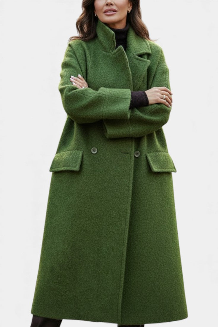 Georgina oversized double-breasted long coat