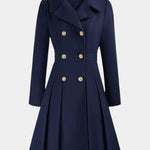 Tabitha double-breasted a-line coat