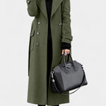 Harriet tailored double-breasted long coat