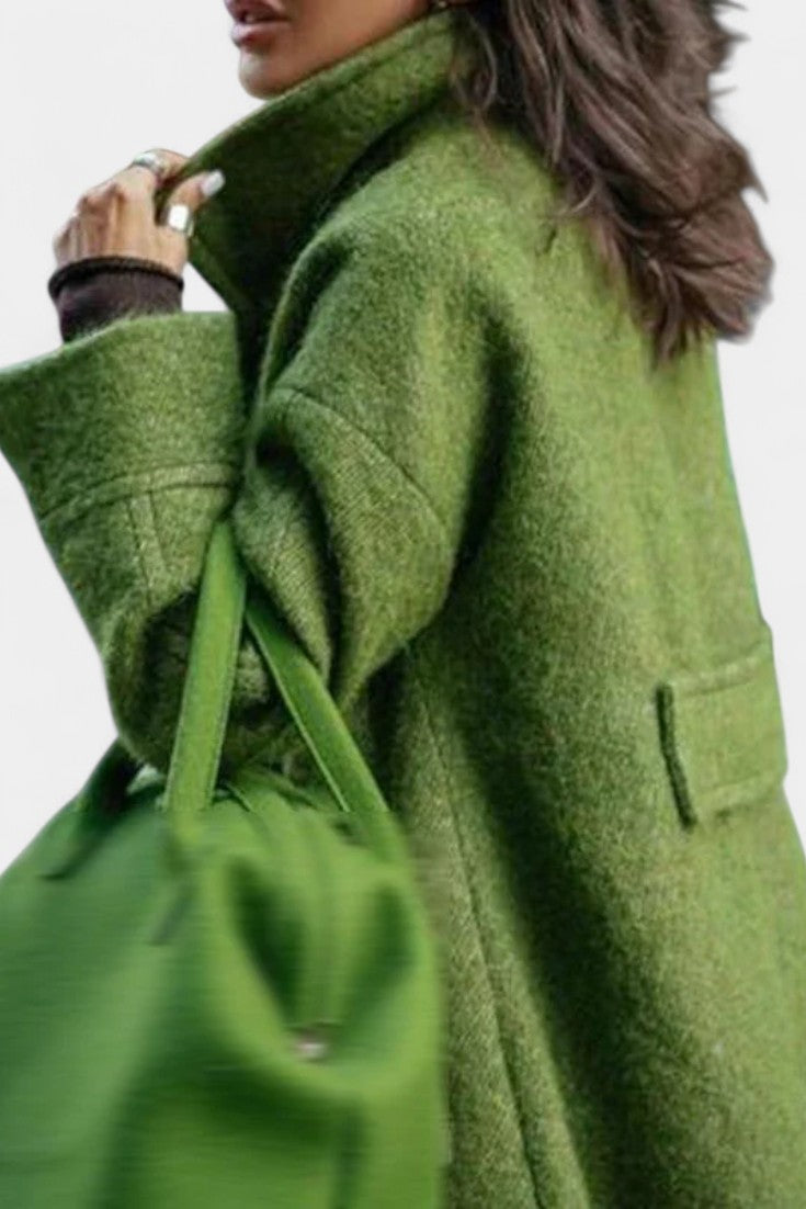 Georgina oversized double-breasted long coat