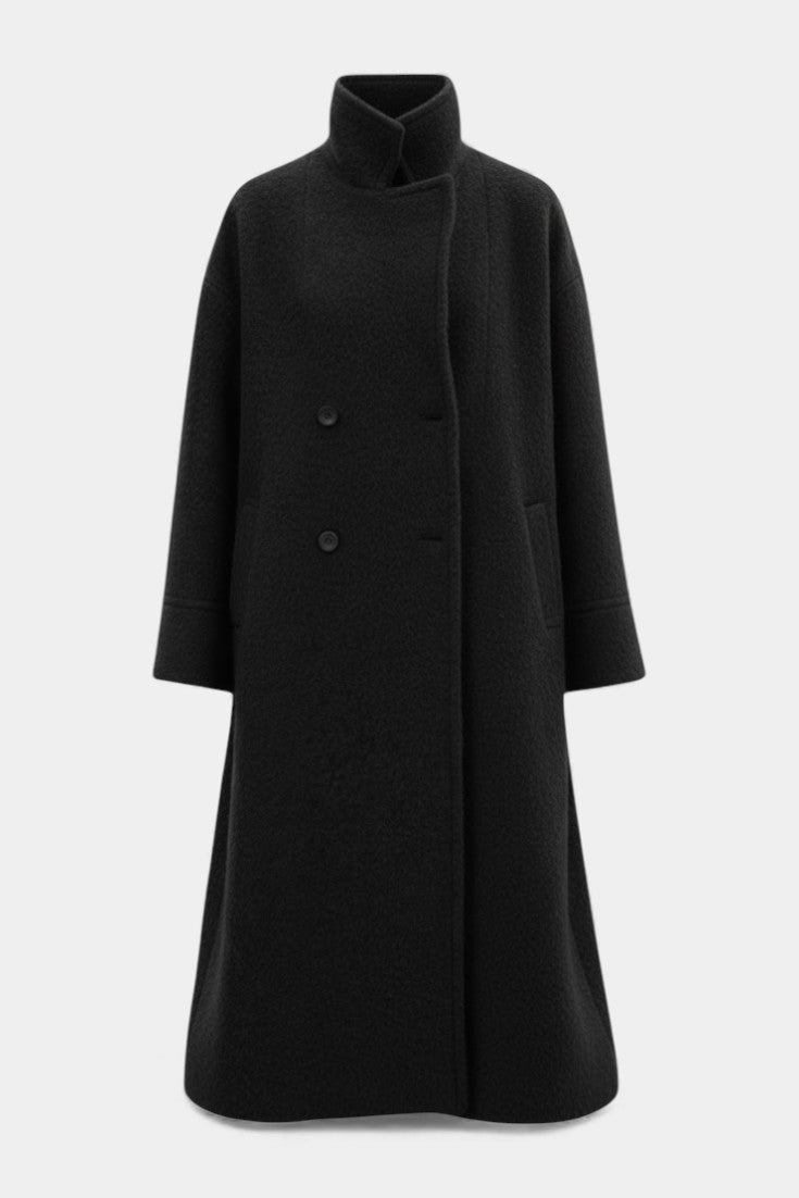 Georgina oversized double-breasted long coat