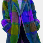Felicity bold checked oversized coat