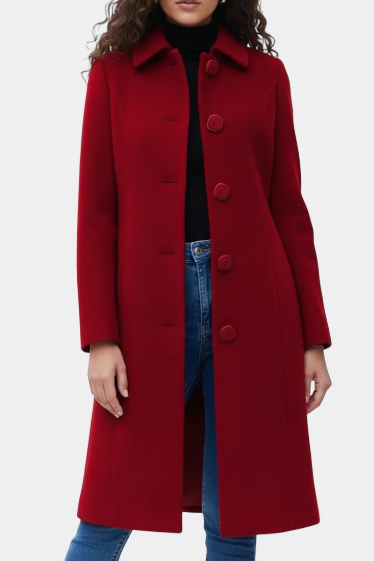 Imogen tailored longline winter coat