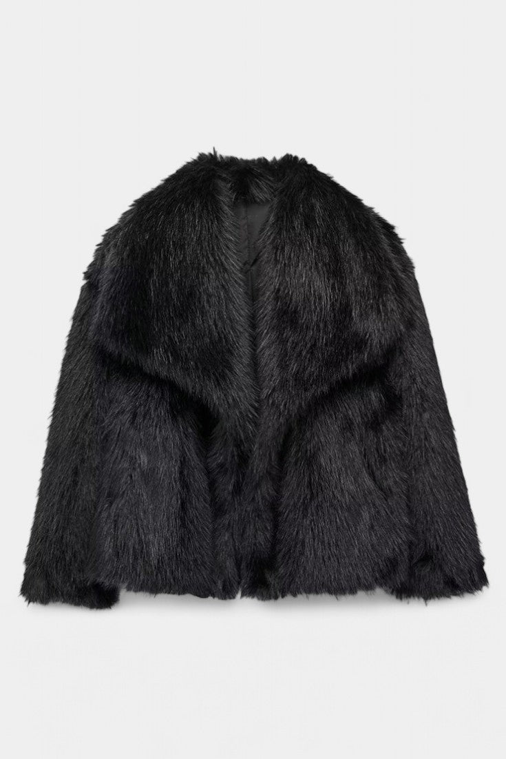 Mabel plush oversized statement coat