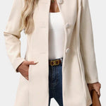 Sylvia tailored high-collar coat