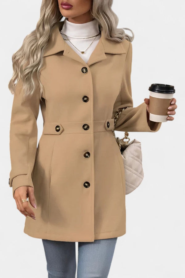 Rebecca tailored belted coat