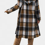 Sophie hooded check jacket