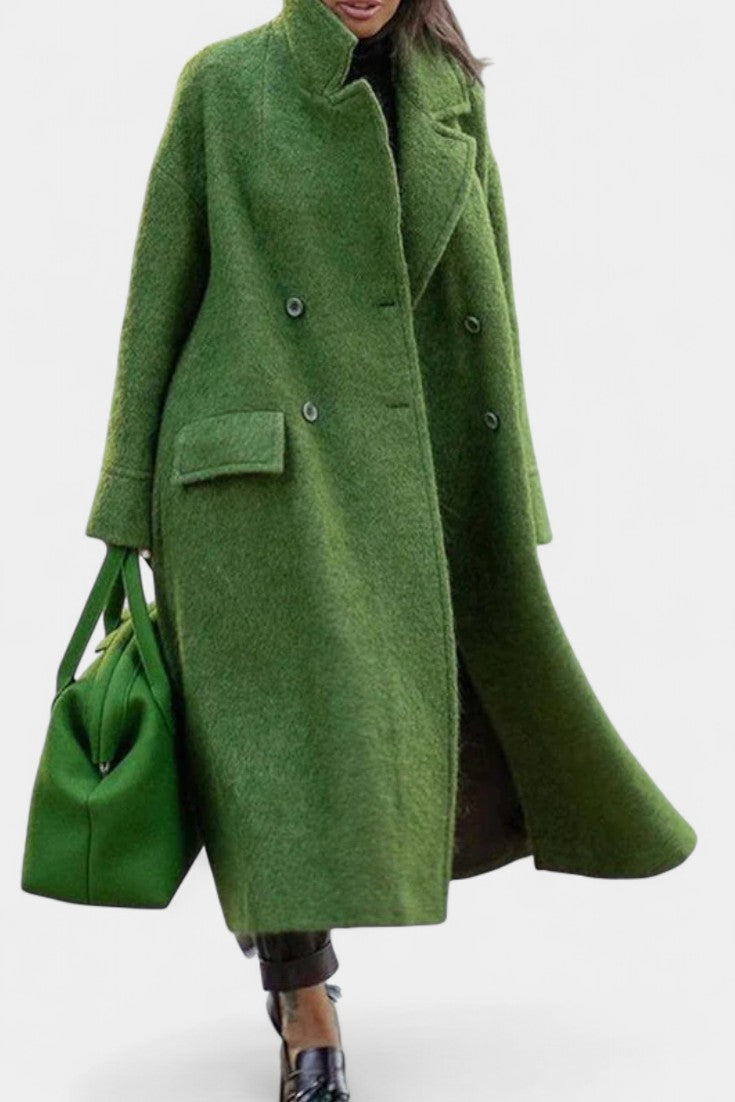 Georgina oversized double-breasted long coat