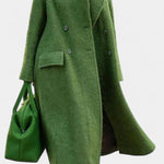 Georgina oversized double-breasted long coat