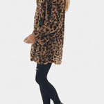 Juliet plush longline hooded coat
