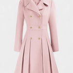Tabitha double-breasted a-line coat