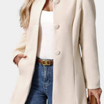 Sylvia tailored high-collar coat