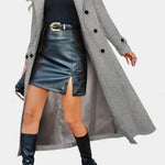 Margaret tailored double-breasted long coat