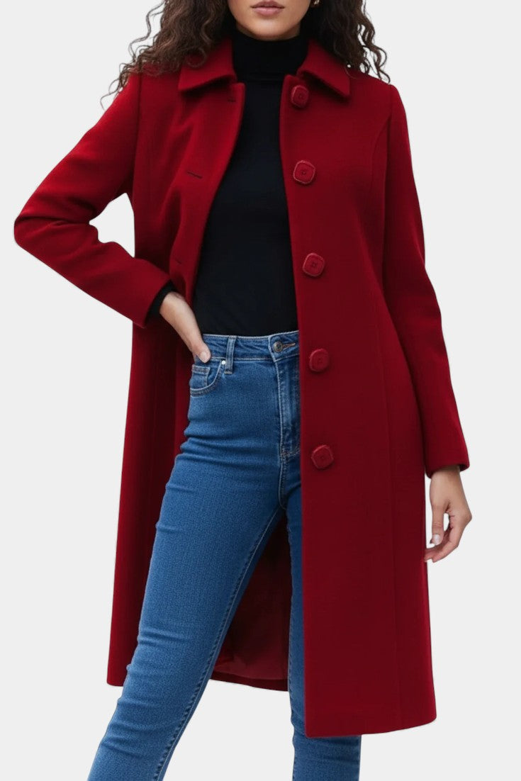 Imogen tailored longline winter coat