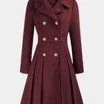 Tabitha double-breasted a-line coat
