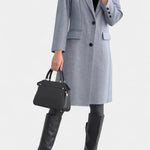 Charlotte tailored mid-length coat