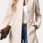 Sylvia tailored high-collar coat