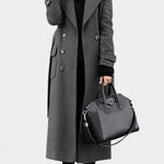 Harriet tailored double-breasted long coat