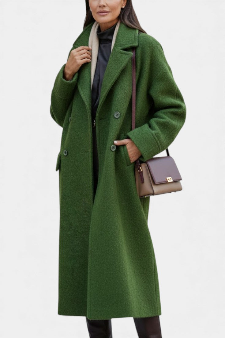 Georgina oversized double-breasted long coat