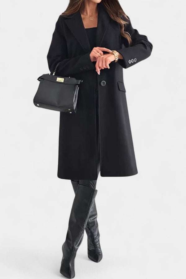 Charlotte tailored mid-length coat