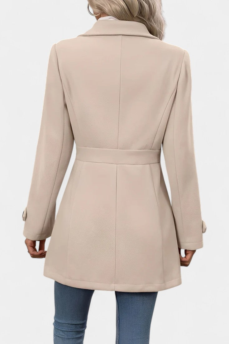 Rebecca tailored belted coat