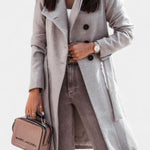 Alice belted longline coat