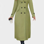 Margaret tailored double-breasted long coat