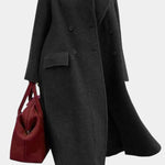 Georgina oversized double-breasted long coat
