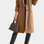 Charlotte tailored mid-length coat