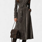 Dorothy belted long western coat