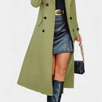 Margaret tailored double-breasted long coat