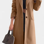 Charlotte tailored mid-length coat