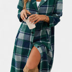 Sophie hooded check jacket