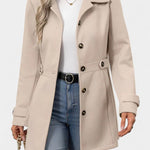 Rebecca tailored belted coat