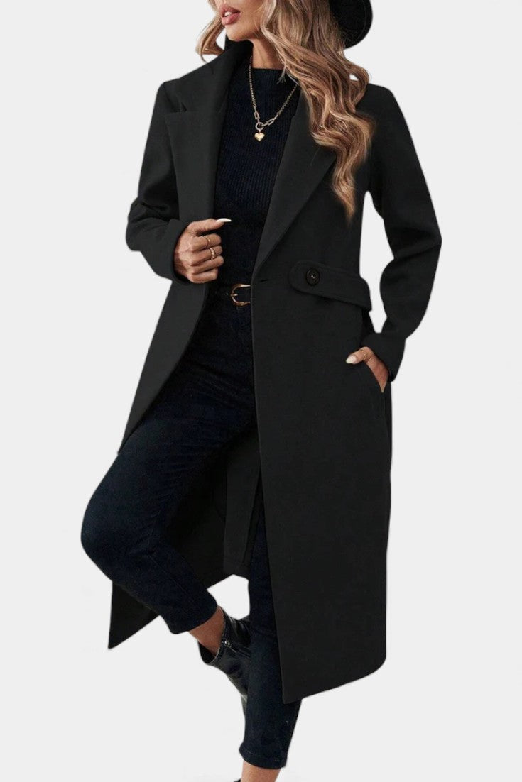 Victoria timeless belted overcoat