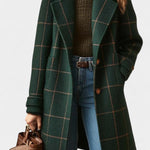 Beatrice tailored checked coat